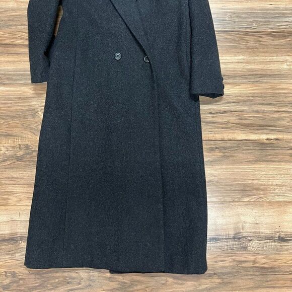 Adolfo long grey peacoat - Picture 4 of 5